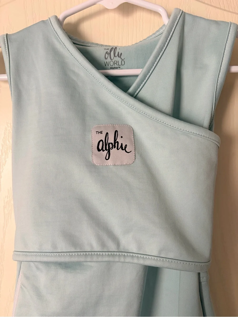 The Ollie World Alphie Sleep Sack Pouch, light blue, 12-24 months